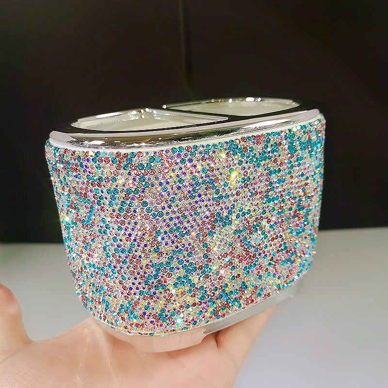Diamond Makeup Brush Storage Organizer