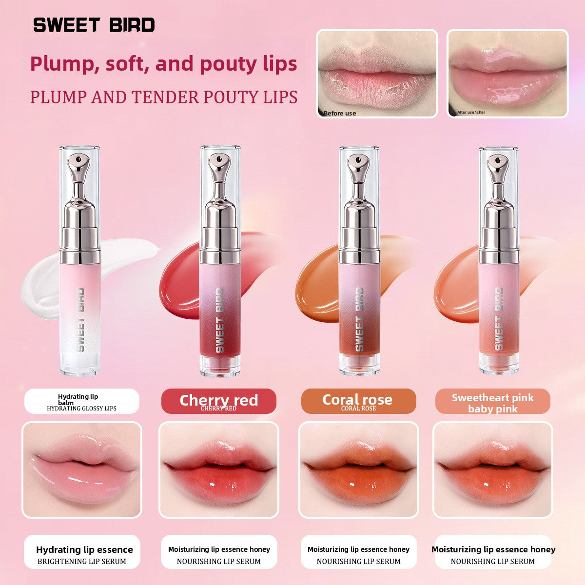Hydrating Lip Gloss with Glossy Finish
