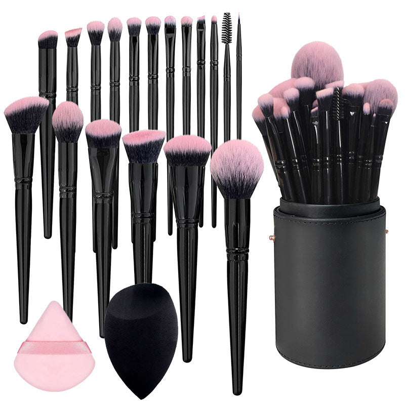 18 brushes for applying makeup powder