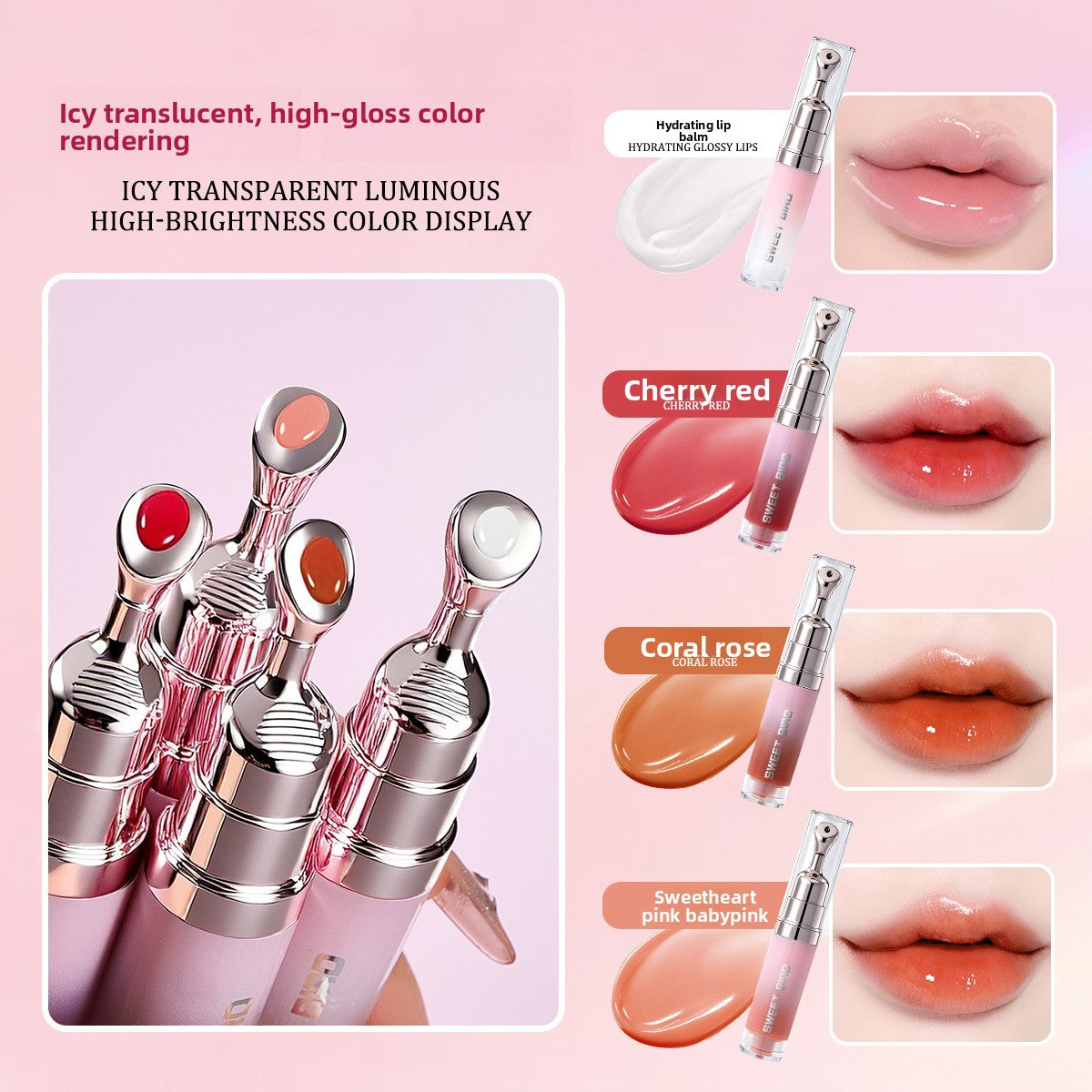 Hydrating Lip Gloss with Glossy Finish