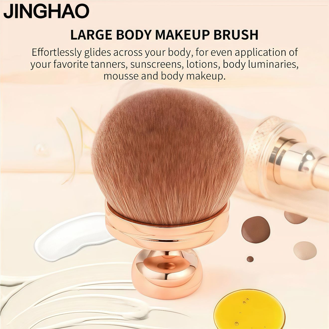 Mushroom Head Makeup Brush Soft Bristle Foundation Powder Brush